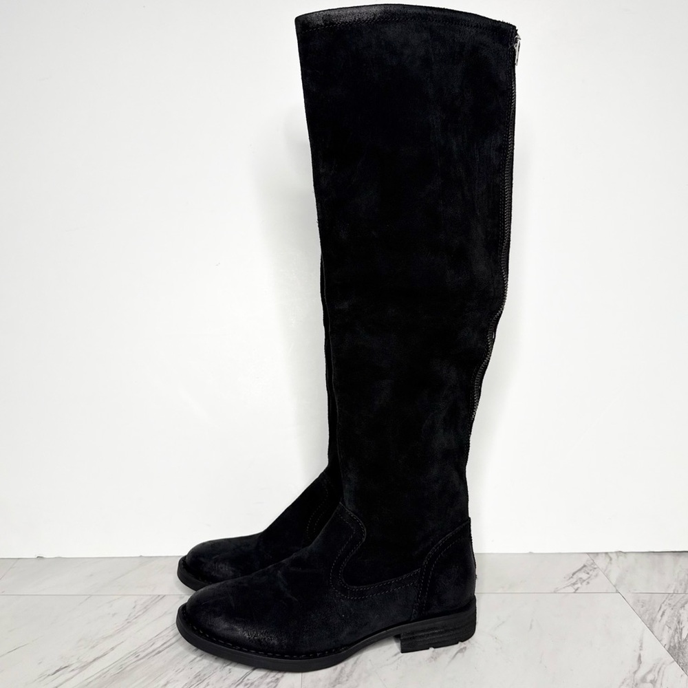 Born Borman Distressed Suede Tall Boot 6 1/2 M